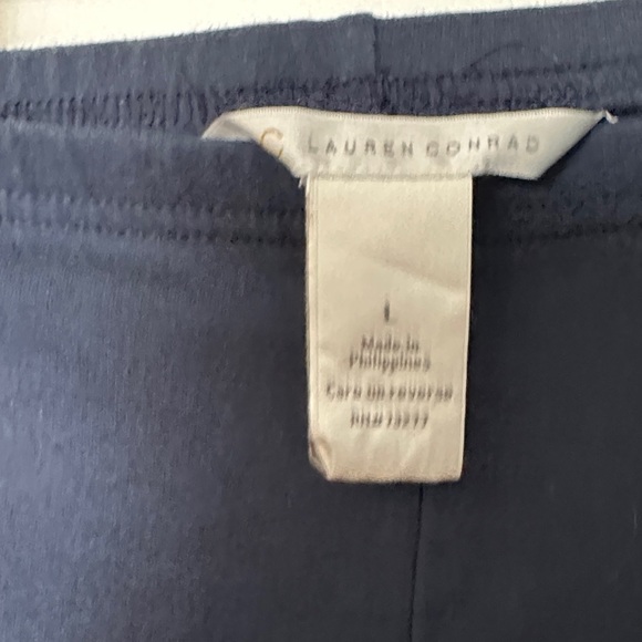 LC Lauren Conrad Dark Blue Leggings - Picture 2 of 3
